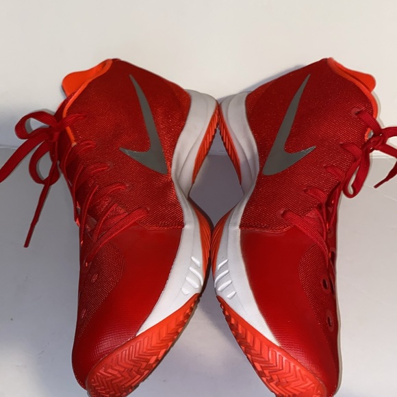 NWOB Nike Men's Zoom Red Hyper quickness 2015 Basketball Shoes - Picture 10 of 12